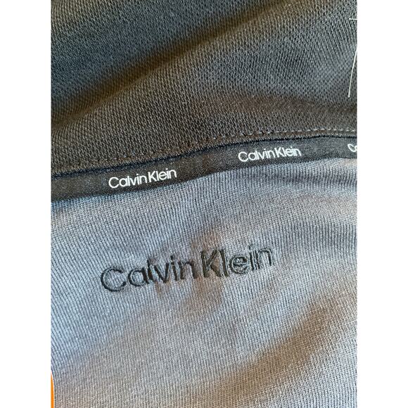 Calvin Klein Colorblock Polo Shirt Men’s XXL Quick Dry Black Gray White NWT - Picture 5 of 6